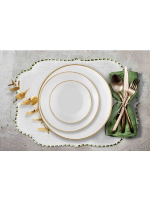 Şah Amerikan Servis Nakışlı 2li Set 35 x 50 cm