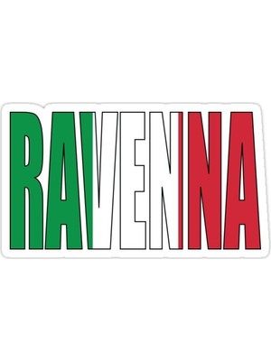 Universal Italya Ravenna Sticker Araba Oto Arma Duvar Sticker Ev Dekoratif Çıkartma 15 Cm