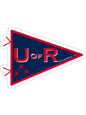 Universal Richmond Üniversitesi Sticker Araba Oto Arma Duvar Sticker Ev Dekoratif Çıkartma 15 Cm