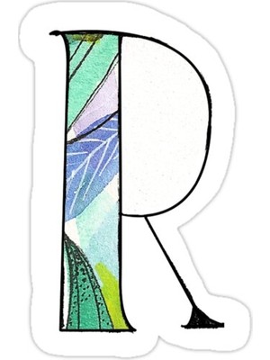 Universal R Sticker Araba Oto Arma Duvar Sticker Ev Dekoratif Çıkartma 15 Cm