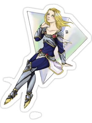 Universal Luxanna Sticker Araba Oto Arma Duvar Sticker Ev Dekoratif Çıkartma 15 Cm