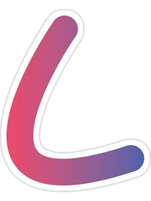 Universal Alfabe-L Sticker Araba Oto Arma Duvar Sticker Ev Dekoratif Çıkartma 15 Cm