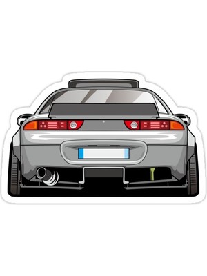 Universal Mitsubishi 3000gt Sticker Araba Oto Arma Duvar Sticker Ev Dekoratif Çıkartma 15 Cm