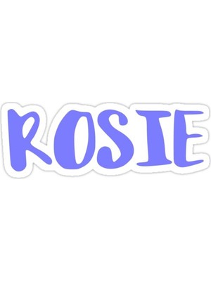 Universal Rosie Mor Sticker Araba Oto Arma Duvar Sticker Ev Dekoratif Çıkartma 15 Cm