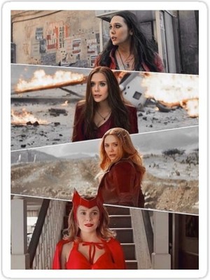 Universal Elizabeth Olsen Sticker Araba Oto Arma Duvar Sticker Ev Dekoratif Çıkartma 15 Cm