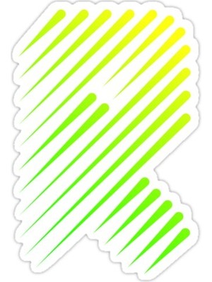 Universal R 'Sticker Araba Oto Arma Duvar Sticker Ev Dekoratif Çıkartma 15 Cm