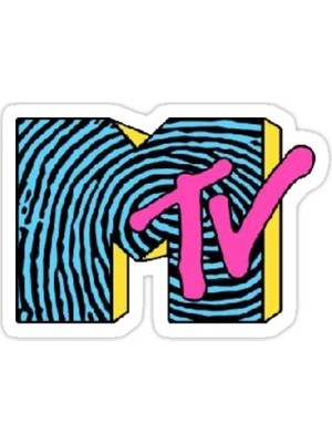 Universal Mtv  Sticker Araba Oto Arma Duvar Sticker Ev Dekoratif Çıkartma 15 Cm