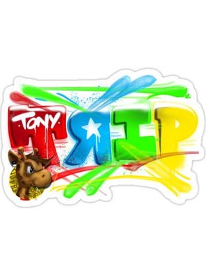 Universal Tony Trip Sticker Araba Oto Arma Duvar Sticker Ev Dekoratif Çıkartma 15 Cm