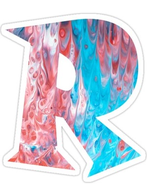 Universal R Sticker Araba Oto Arma Duvar Sticker Ev Dekoratif Çıkartma 15 Cm