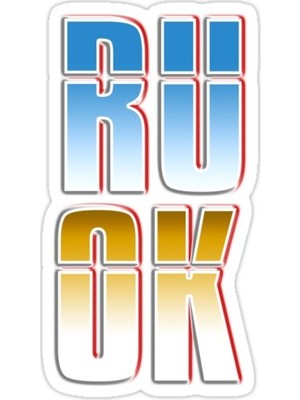 Universal Ru Ok Sticker Araba Oto Arma Duvar Sticker Ev Dekoratif Çıkartma 15 Cm