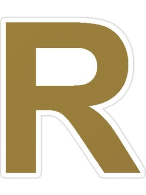 Universal R Sticker Araba Oto Arma Duvar Sticker Ev Dekoratif Çıkartma 15 Cm