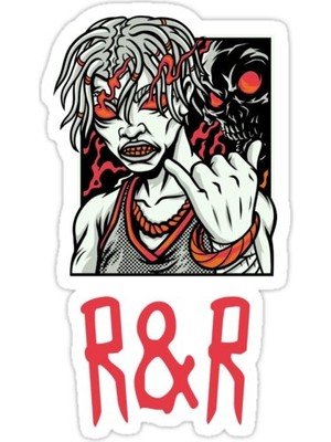 Universal R&R Sticker Araba Oto Arma Duvar Sticker Ev Dekoratif Çıkartma 15 Cm