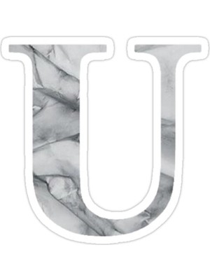 Universal U Sticker Araba Oto Arma Duvar Sticker Ev Dekoratif Çıkartma 15 Cm