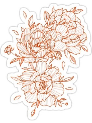 Universal Çiçekçi (R) Sticker Araba Oto Arma Duvar Sticker Ev Dekoratif Çıkartma 15 Cm