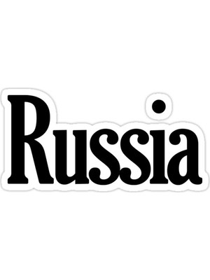 Universal Rusya Sticker Araba Oto Arma Duvar Sticker Ev Dekoratif Çıkartma 15 Cm