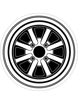Universal Rs Watanabe Sticker Araba Oto Arma Duvar Sticker Ev Dekoratif Çıkartma 15 Cm