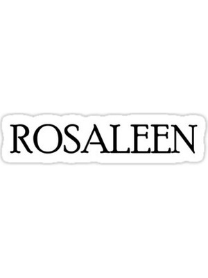 Universal Rosaleen Sticker Araba Oto Arma Duvar Sticker Ev Dekoratif Çıkartma 15 Cm