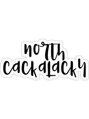 Universal Kuzey Cackalacky Sticker Araba Oto Arma Duvar Sticker Ev Dekoratif Çıkartma 15 Cm