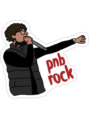 Universal Pnb Rock Sticker Araba Oto Arma Duvar Sticker Ev Dekoratif Çıkartma 15 Cm