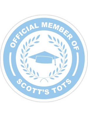 Universal Scott's Tots Sticker Araba Oto Arma Duvar Sticker Ev Dekoratif Çıkartma 15 Cm
