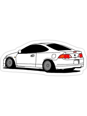 Universal Acura Rsx Sticker Araba Oto Arma Duvar Sticker Ev Dekoratif Çıkartma 15 Cm