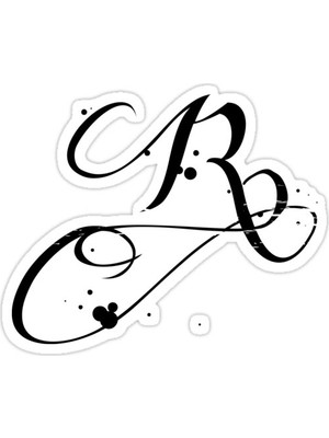 Universal R Sticker Araba Oto Arma Duvar Sticker Ev Dekoratif Çıkartma 15 Cm