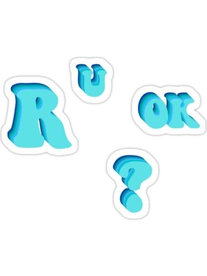 Universal Iyi Misin? sticker Araba Oto Arma Duvar Sticker Ev Dekoratif Çıkartma 15 Cm