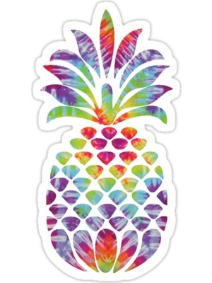 Universal Hippi Ananas Sticker Araba Oto Arma Duvar Sticker Ev Dekoratif Çıkartma 15 Cm