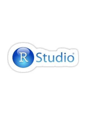 Universal Rstudio Logo Sticker Araba Oto Arma Duvar Sticker Ev Dekoratif Çıkartma 15 Cm
