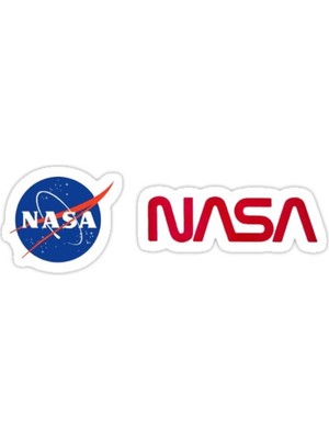 Universal Nasa Sticker Araba Oto Arma Duvar Sticker Ev Dekoratif Çıkartma 15 Cm