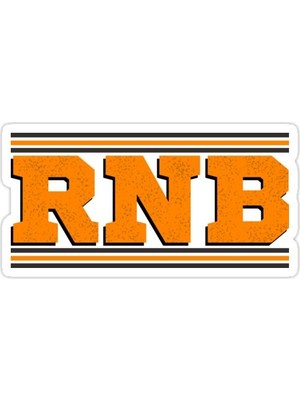 Universal Rnb Sticker Araba Oto Arma Duvar Sticker Ev Dekoratif Çıkartma 15 Cm