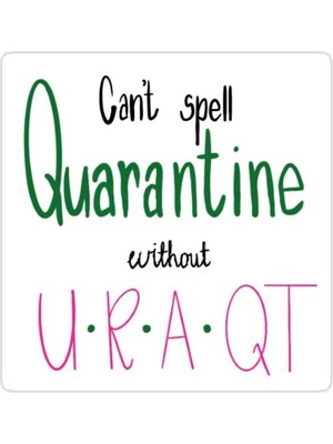 Universal Karantina Tatlı Sticker Araba Oto Arma Duvar Sticker Ev Dekoratif Çıkartma 15 Cm