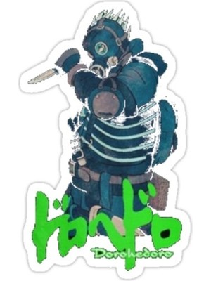 Universal Dorohedoro Sticker Araba Oto Arma Duvar Sticker Ev Dekoratif Çıkartma 15 Cm