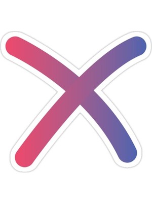 Universal Alfabe-X Sticker Araba Oto Arma Duvar Sticker Ev Dekoratif Çıkartma 15 Cm