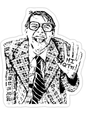 Universal Merhaba Qtpi Sticker Araba Oto Arma Duvar Sticker Ev Dekoratif Çıkartma 15 Cm