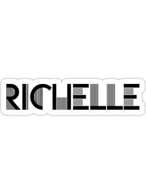 Universal Richelle Sticker Araba Oto Arma Duvar Sticker Ev Dekoratif Çıkartma 15 Cm