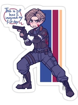 Universal Leoooooooon Sticker Araba Oto Arma Duvar Sticker Ev Dekoratif Çıkartma 15 Cm