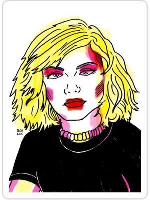 Universal Debbie Harry Sticker Araba Oto Arma Duvar Sticker Ev Dekoratif Çıkartma 15 Cm