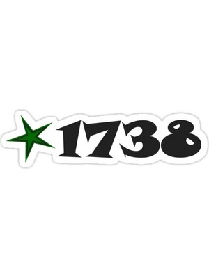 Universal 1738 (Yıldız) Sticker Araba Oto Arma Duvar Sticker Ev Dekoratif Çıkartma 15 Cm