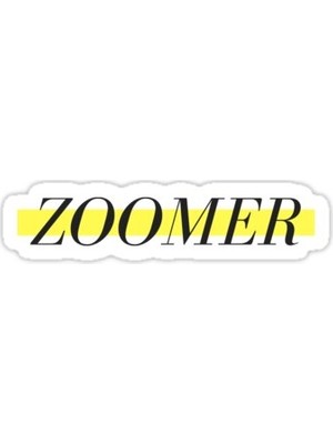 Universal Zoomer Sticker Araba Oto Arma Duvar Sticker Ev Dekoratif Çıkartma 15 Cm