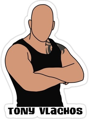 Universal Tony Vlachos Sticker Araba Oto Arma Duvar Sticker Ev Dekoratif Çıkartma 15 Cm