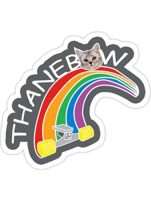 Universal Thanebow Sticker Araba Oto Arma Duvar Sticker Ev Dekoratif Çıkartma 15 Cm