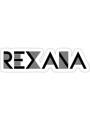 Universal Rexana Sticker Araba Oto Arma Duvar Sticker Ev Dekoratif Çıkartma 15 Cm