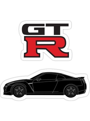 Universal Gtr Sticker Araba Oto Arma Duvar Sticker Ev Dekoratif Çıkartma 15 Cm