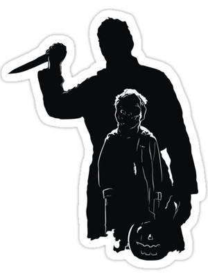 Universal Myers Sticker Araba Oto Arma Duvar Sticker Ev Dekoratif Çıkartma 15 Cm