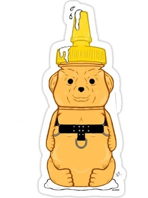 Universal Bal Ayı Sticker Araba Oto Arma Duvar Sticker Ev Dekoratif Çıkartma 15 Cm