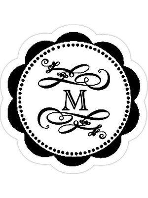 Universal M Klasik Sticker Araba Oto Arma Duvar Sticker Ev Dekoratif Çıkartma 15 Cm