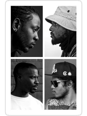 Universal Siyah Hippi Sticker Araba Oto Arma Duvar Sticker Ev Dekoratif Çıkartma 15 Cm