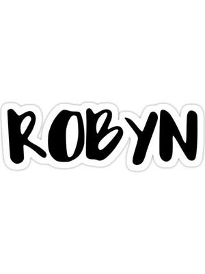 Universal Robyn Sticker Araba Oto Arma Duvar Sticker Ev Dekoratif Çıkartma 15 Cm