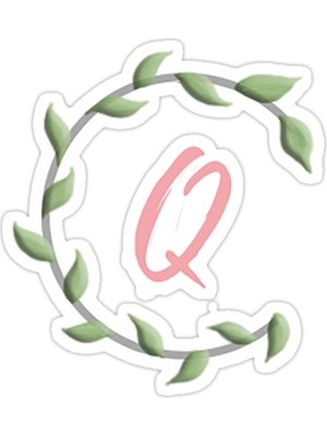 Universal Q Ilk  Sticker Araba Oto Arma Duvar Sticker Ev Dekoratif Çıkartma 15 Cm